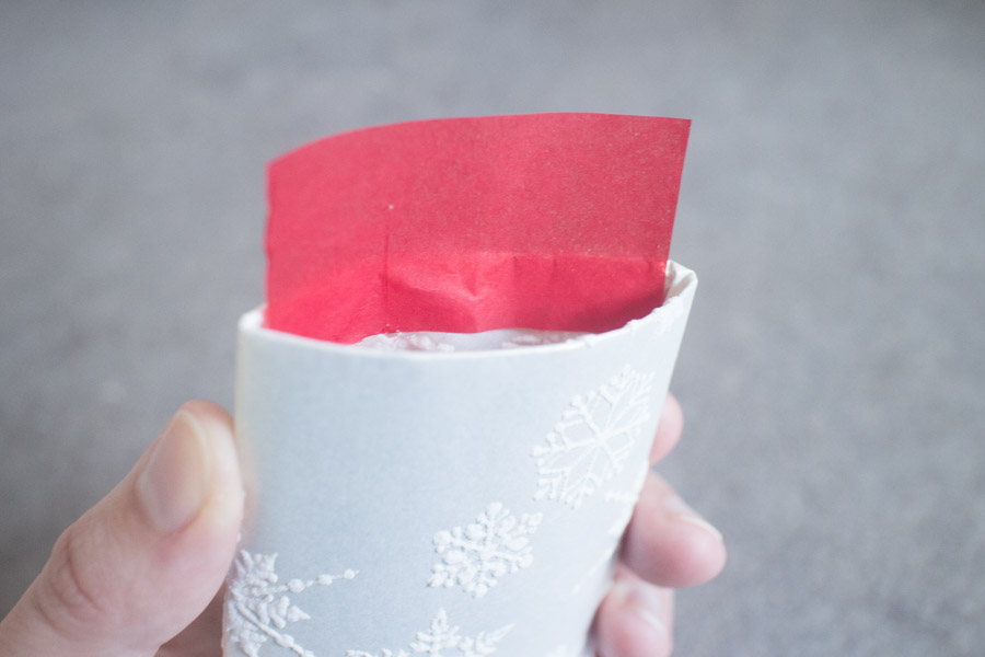 Adventskalender aus Klorollen