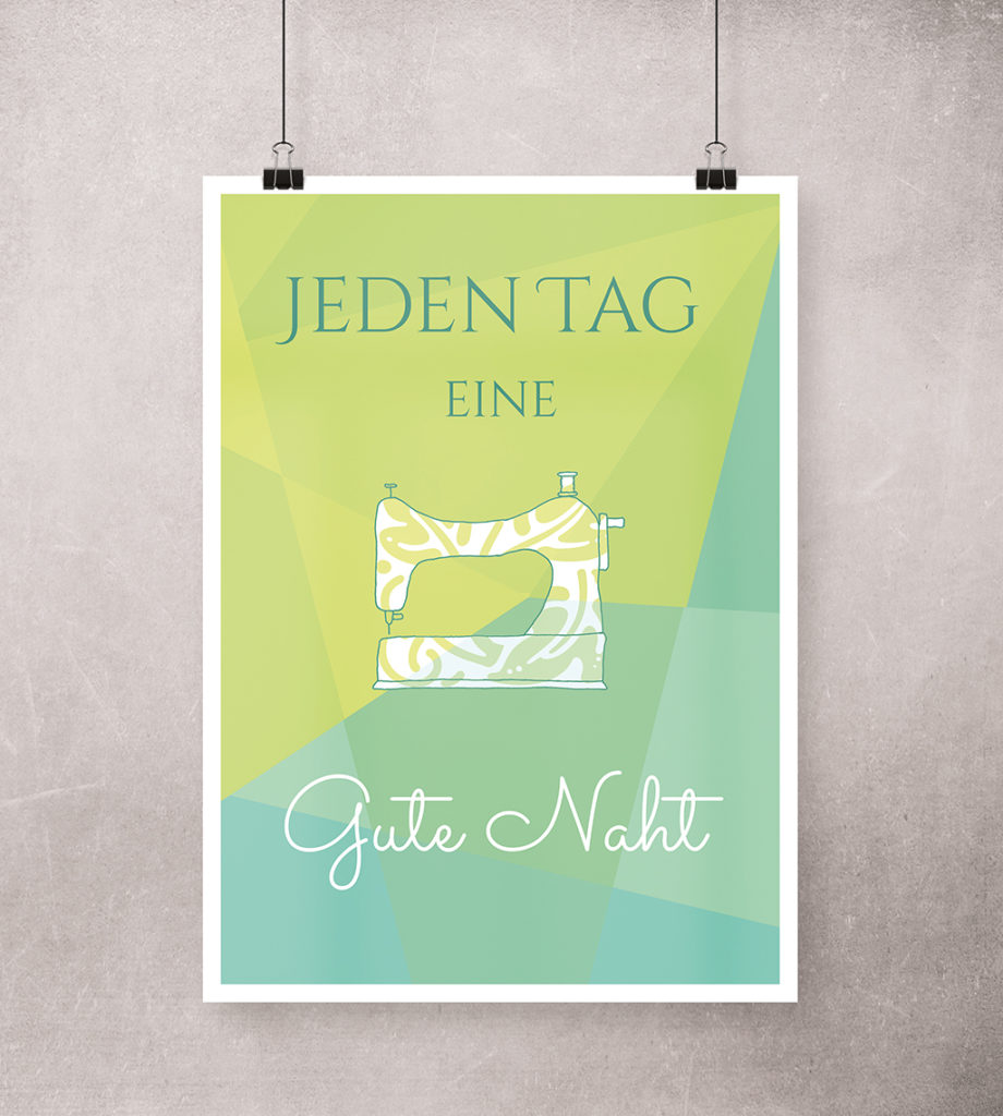 Sprüche Poster zum Thema "Nähen" [Free Printable] Paula Pünktchen