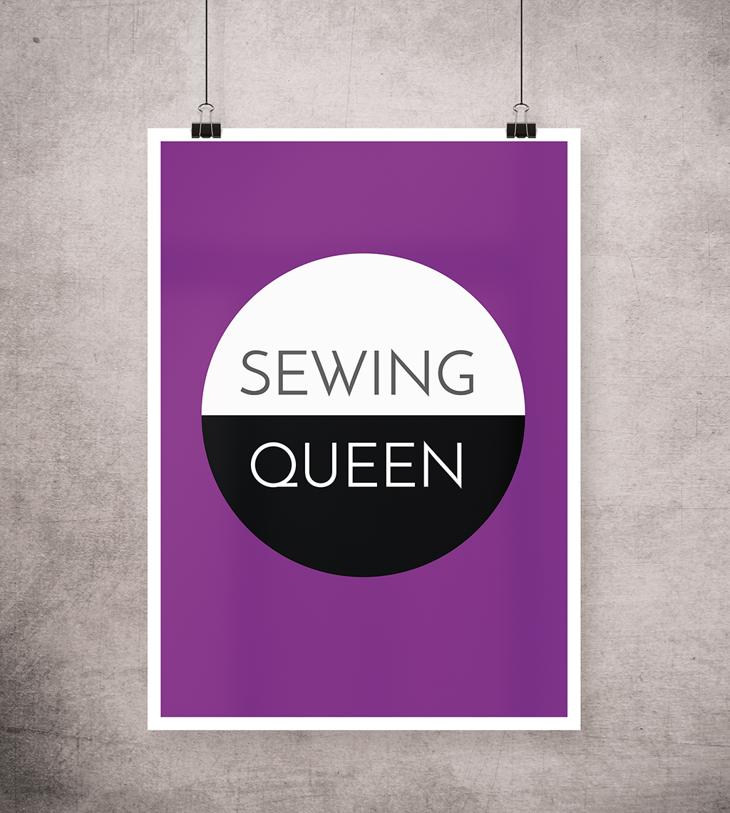 Nähen Poster: Sewing Queen